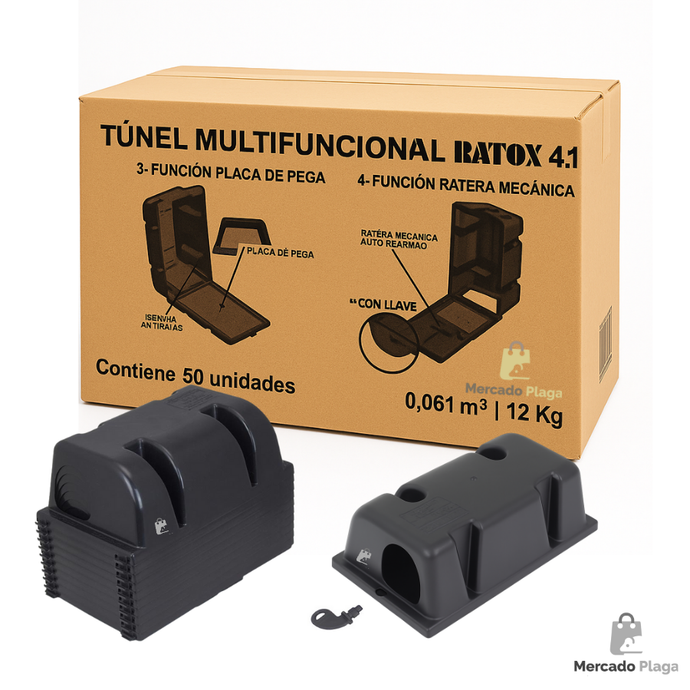 Ratox Caja Porta Cebo para Roedores Ratox 4.1 – Mercadoplaga